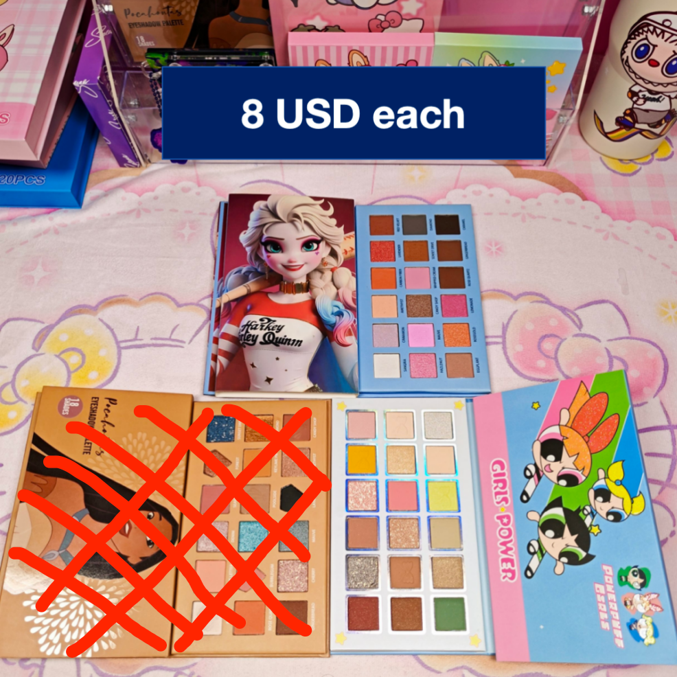 Personalized Eyeshadow Palette Order for Alice