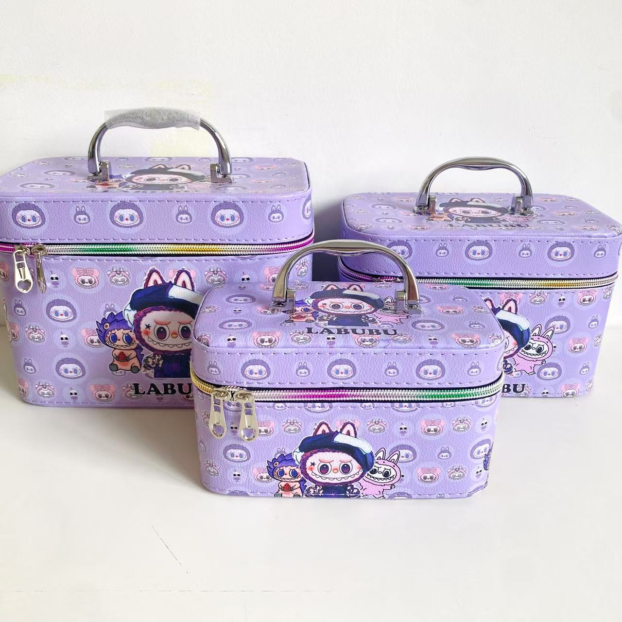 3-in-1 makeup Box Set (Strawberry/Labubu/HK/Stitch/Winne)