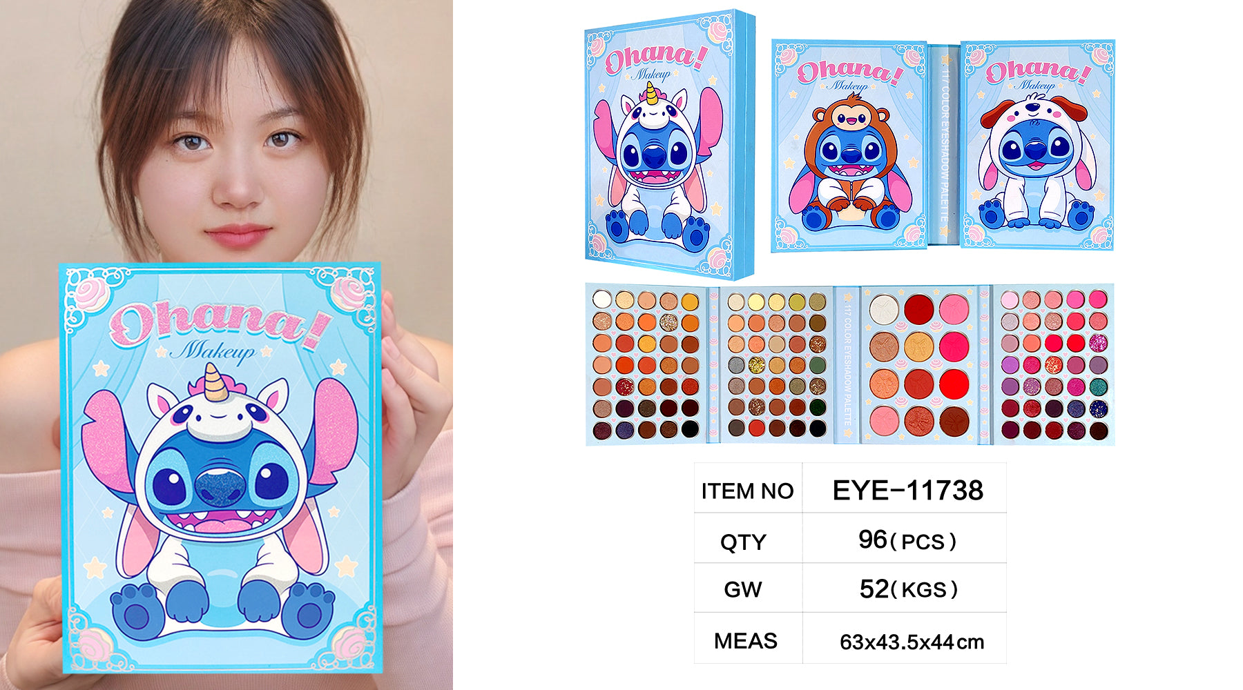 117 Color Big Eyeshadow Palette