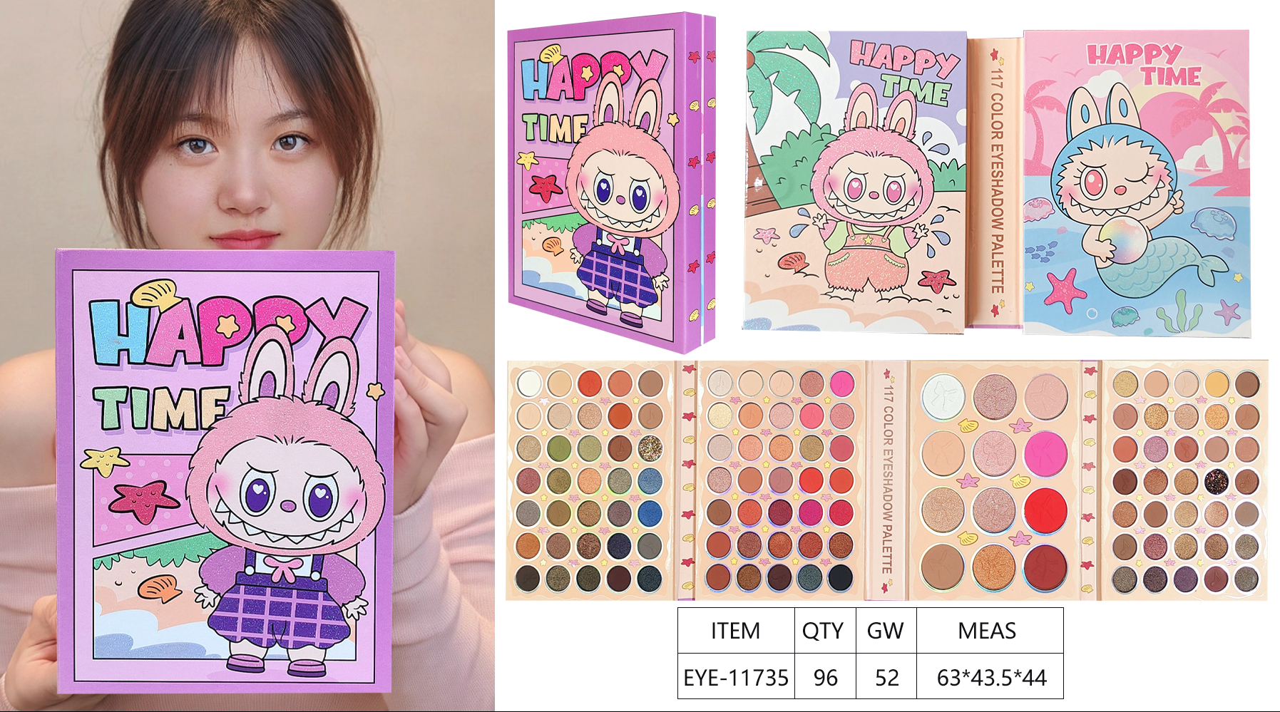 117 Color Big Eyeshadow Palette