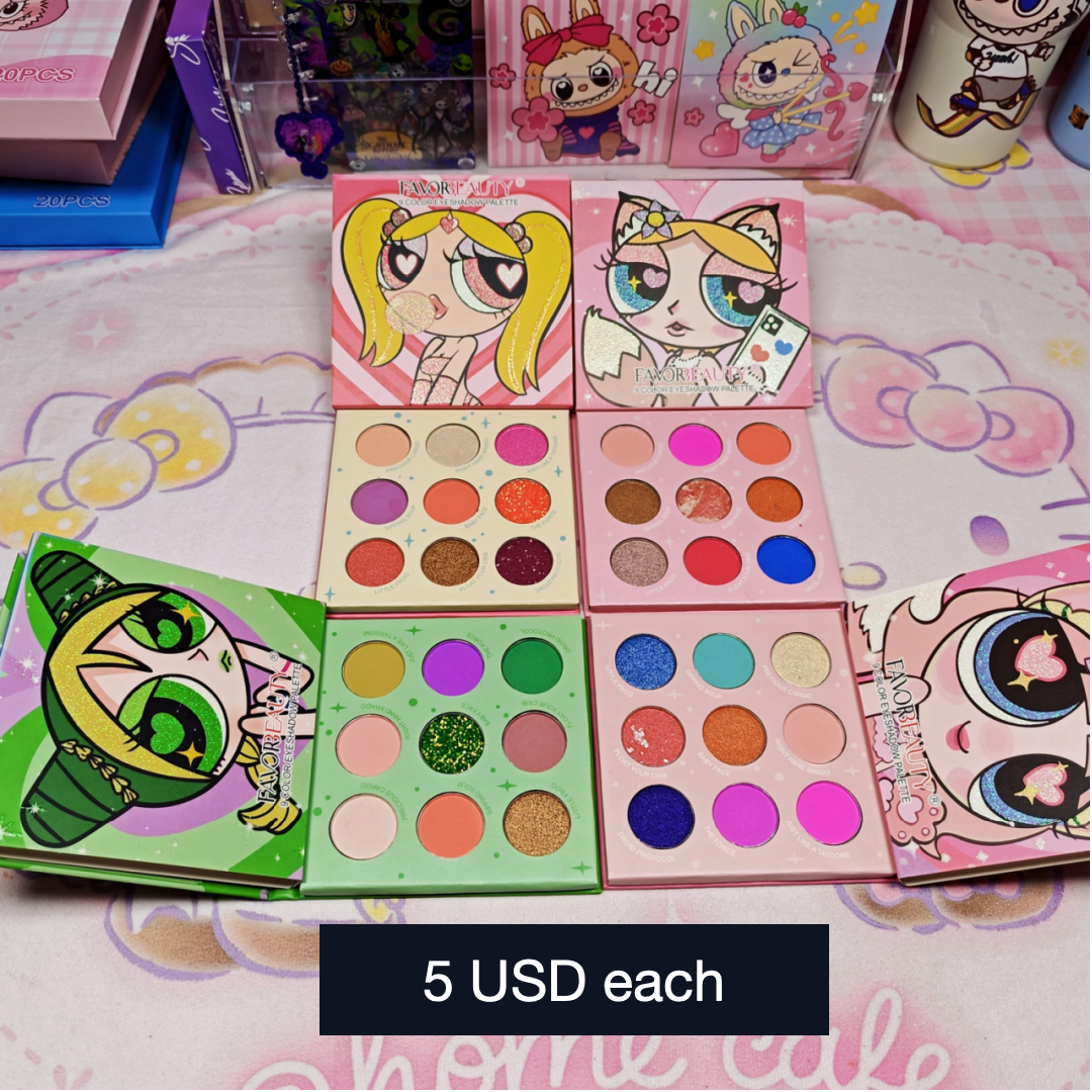 Personalized Eyeshadow Palette Order for Alice